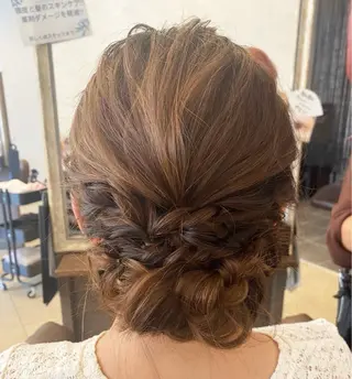 ヘアアレンジ Cuthie 泉川のヘアスタイル