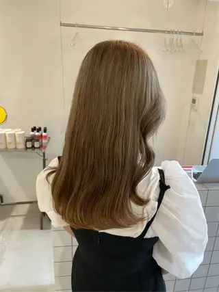 ロング カラー Koto🌿 ブリーチなしカラーのヘアスタイル