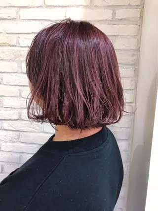 ミディアム カラー HAUS 片山みほのヘアスタイル