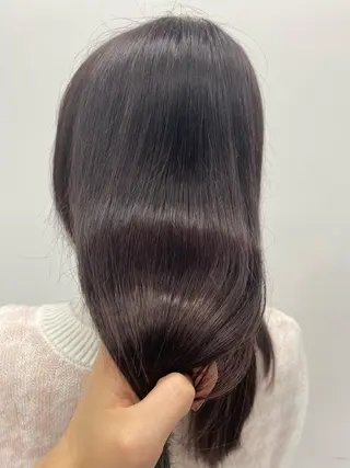 セミロング aoi ♡グレージュ ・ベージュカラーのヘアスタイル