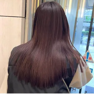 ロング カラー パーマ ヘアアレンジ メンズ キッズ ネイル マツエク・マツパ アイブロウ EMANON梅田店所属・前川 朋香のヘアスタイル
