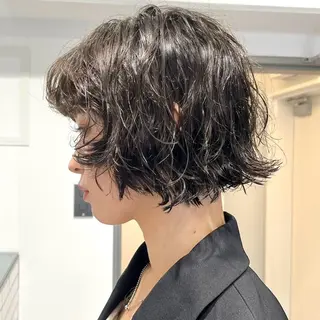 ショート パーマ 似合わせショート/ 横浜/伊藤　怜のヘアスタイル