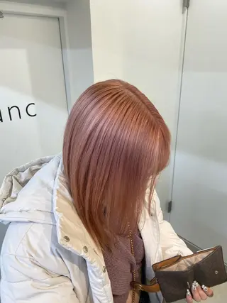 ミディアム カラー sunc所属・梅田l大人韓国ヘア レイヤー×艶カラーのヘアスタイル