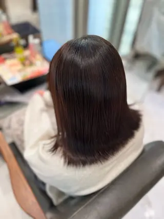 ミディアム Rin/寒色系カラー 🦋/うる艶ヘア🫧のヘアスタイル