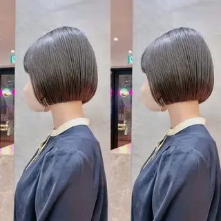 ショート Misaki /ボブ/縮毛矯正のヘアスタイル