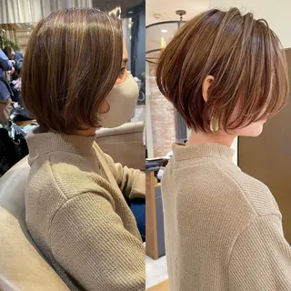 ショート 🫧安野祥華 銀座大人ショート🫧のヘアスタイル