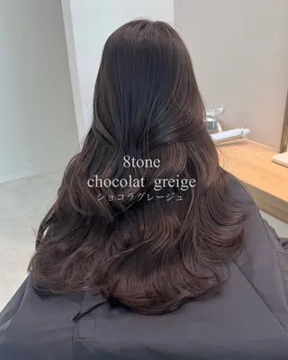 セミロング カラー 垢抜けレイヤー/ 着付け　ふうか　渋谷のヘアスタイル