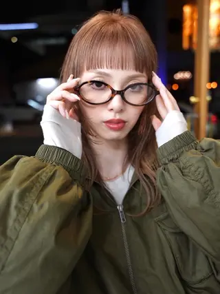 セミロング カラー デザイン/似合わせ Kaito🐩/栄のヘアスタイル