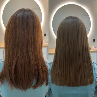 ロング カラー ヘアアレンジ キッズ 横浜関内髪質改善 re:Magoのヘアスタイル