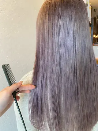 ロング カラー 希優🌺ソムリエ /ブリーチ/カットのヘアスタイル