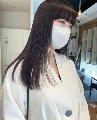 ロング ハイトーン/ 髪質改善/ヒロタリカのヘアスタイル