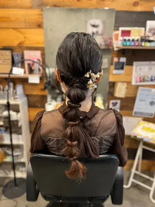 ヘアアレンジ Hair Make  feel   フィール所属・森下 麻美子のマツエク・マツパデザイン