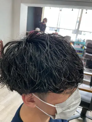 パーマ メンズ Lauburu  bat.hair渋谷2号店 【ラウブル バトヘアー シブヤ】所属・メンズ特化🔥 アサオカカズキのヘアスタイル