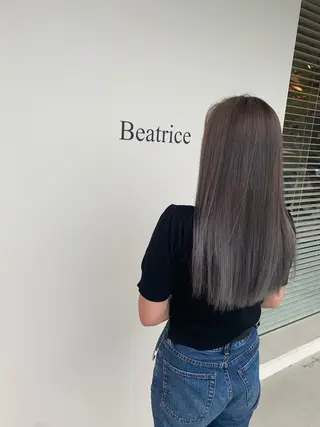 セミロング カラー 大久保 隆蔵のヘアスタイル