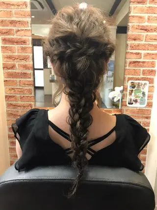 ロング 家田 竜のヘアスタイル
