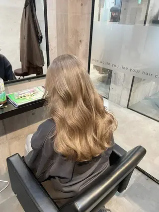 ロング 👑髪質改善カラー 中垣斗希のヘアスタイル