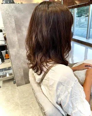 ミディアム パーマ AUTHEN.HAIR所属・仙台/AUTHEN/ 町田のヘアスタイル