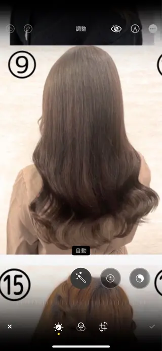 ミディアム ヘアセット無料モデル 募集／栄／久屋／谷崎のヘアスタイル