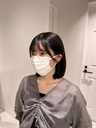 ショート カラー 冬っぽカラー/ マツエク/ゆきなのマツエク・マツパデザイン