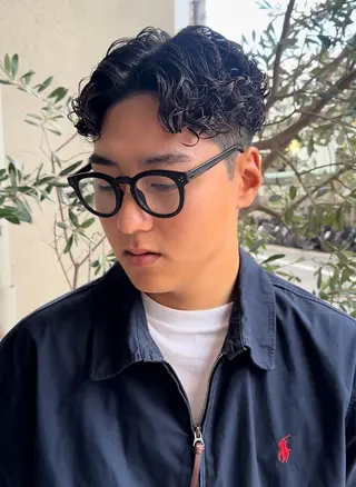 パーマ メンズ 年間2000名担当◎ パーマ職人/仲原佑樹のヘアスタイル