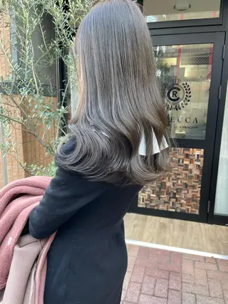 ロング カラー レイヤー/顔周り /AKARIのヘアスタイル