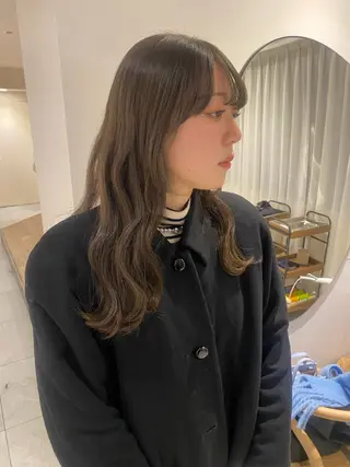 カラー knock所属・knock　國友 華乃のヘアスタイル