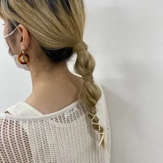 ヘアアレンジ 束感まつ毛 ／nicoのヘアスタイル