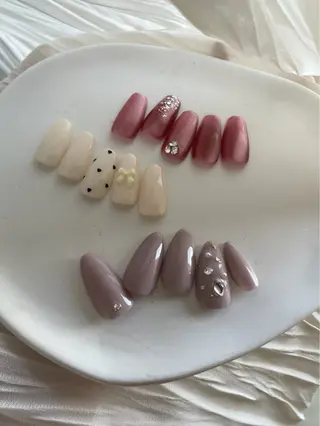 ネイル Belle まえだ ⋆. 𐙚 ⌒♡｡．のネイルデザイン