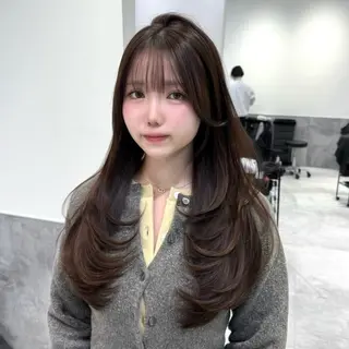 ロング GO TODAY 原宿Verno店所属・韓国系支持率No.1 レイヤー特化/きょうのヘアスタイル