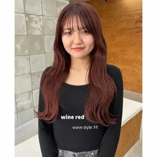 ロング カラー YUMENO/透明感 カラー/ボブパーマのヘアスタイル