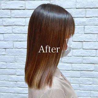 ミディアム パーマ レディースヘア💫 加藤たいが🐯のヘアスタイル