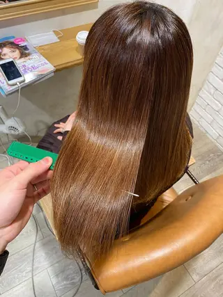 カラー パーマ Keshiki大名 安部 真輝のヘアスタイル