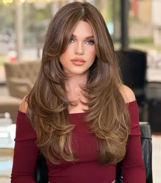 ロング 💖ベージュ💖 MEARIのヘアスタイル