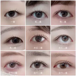 マツエク・マツパ michi RIHOのマツエク・マツパデザイン