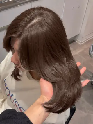 ロング カラー meby所属・🩵福岡ブリーチなし レイヤー/紫音🩵のヘアスタイル