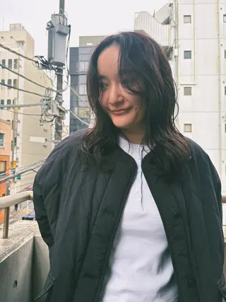 セミロング パーマ パーマ/ラフパーマ /HYOのヘアスタイル