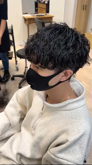 ショート パーマ メンズ メンズStylist 山根慧のヘアスタイル