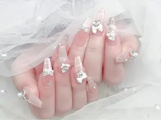 ネイル MoMoA Nail ネイル長さ出し専門店のネイルデザイン