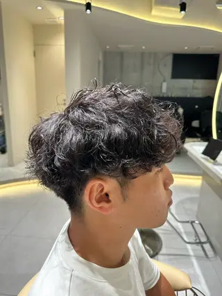 パーマ メンズ ✨髪質改善特化✨副 店長椎葉信乃介のヘアスタイル