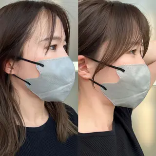 ミディアム カラー レイヤー専門家 ダブルカラー修のヘアスタイル