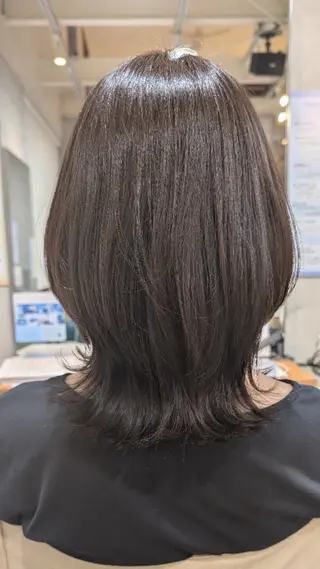 ミディアム 【女性限定】 shioriのヘアスタイル