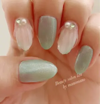 ネイル ラウバイマノマノ なかざとのネイルデザイン