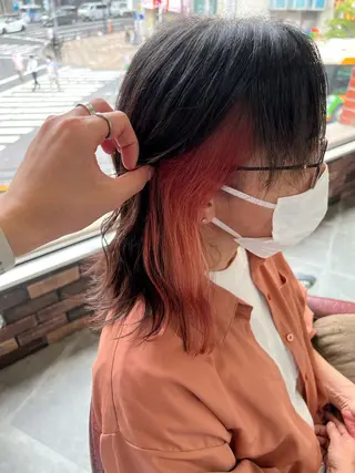 ミディアム カラー 【艶髪】💐韓国風× 透明感💐深江裕稀のヘアスタイル