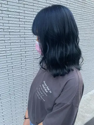 ミディアム パーマ ヘアアレンジ 💕上野美容師☁ ブリーチ💖サワのヘアスタイル