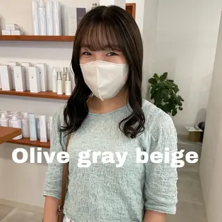 セミロング 🤍似合わせパーマ 奥田沙耶🫧のヘアスタイル