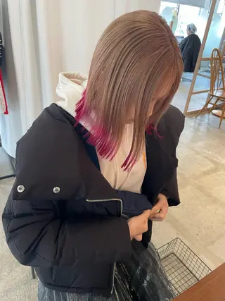 ミディアム カラー Takuma Suzuki中目黒のヘアスタイル