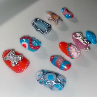 ネイル nano/きもかわ nail🐬🫧のネイルデザイン