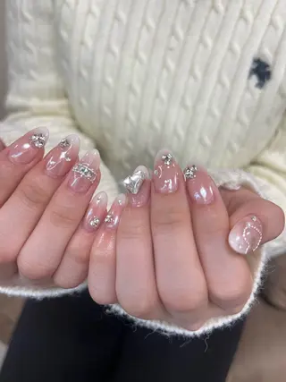 ネイル elen南越谷 Rina𖥔⋱のネイルデザイン