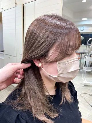 セミロング 🐺高椋 海/ウルフ/レイヤーのヘアスタイル