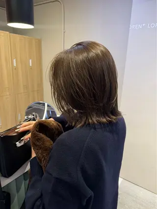 ミディアム LOREN＋透明感 オリーブhirokoのヘアスタイル